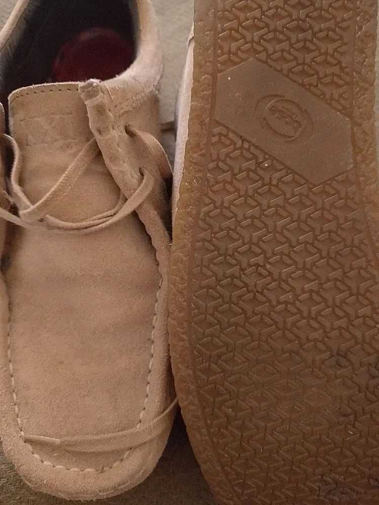 Base London Herren Mokassin Freizeitschuh Wildleder Beige Schnürung EU 45