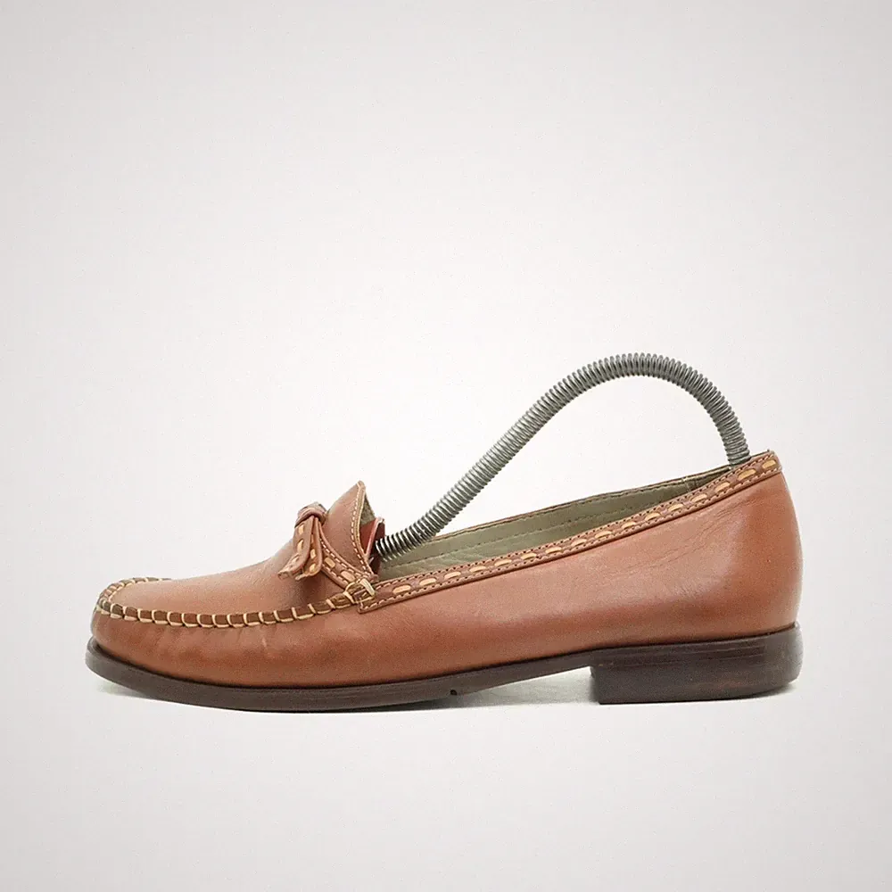 Bass Damen Loafer EU 37,5 Mokassin braun Leder