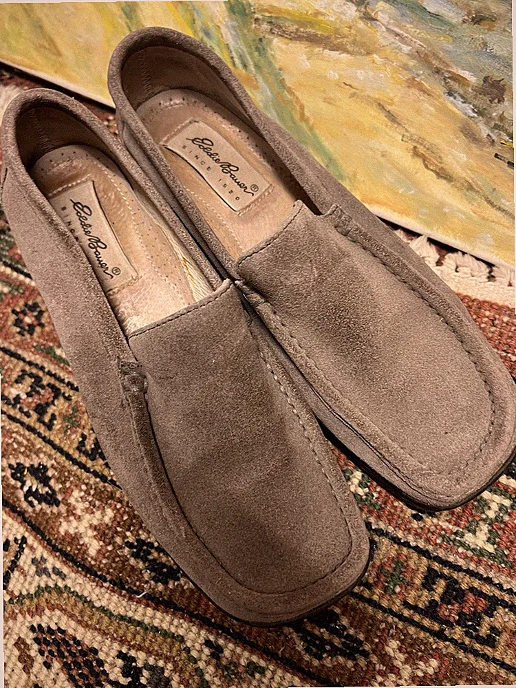 Bedebaner Damen-Loafer aus Veloursleder – Gr. 39