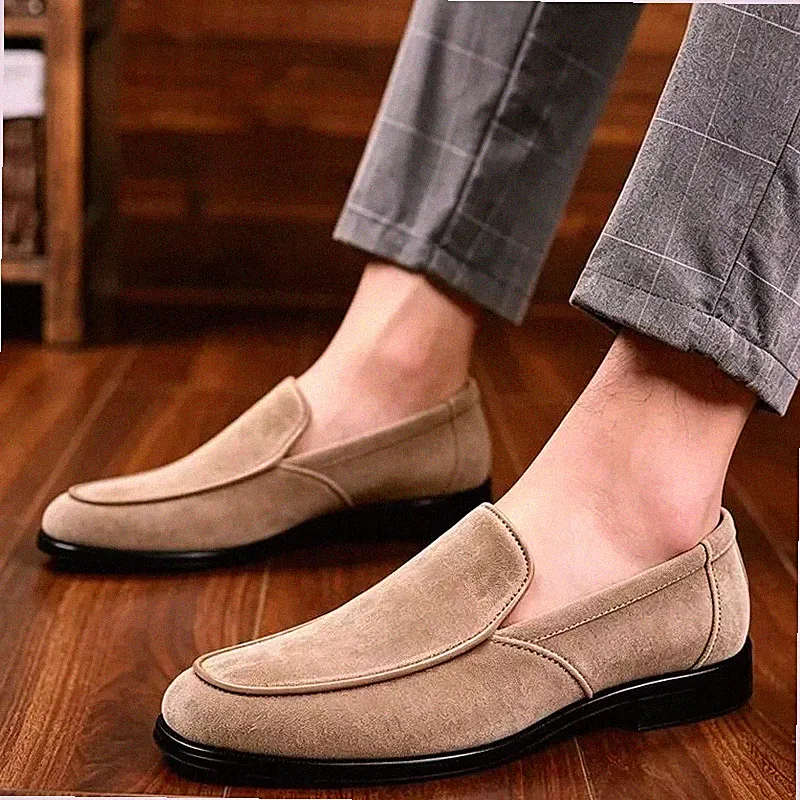 Beige Slipper Elegant Wildleder Effekt Events & Freizeit B6N9R