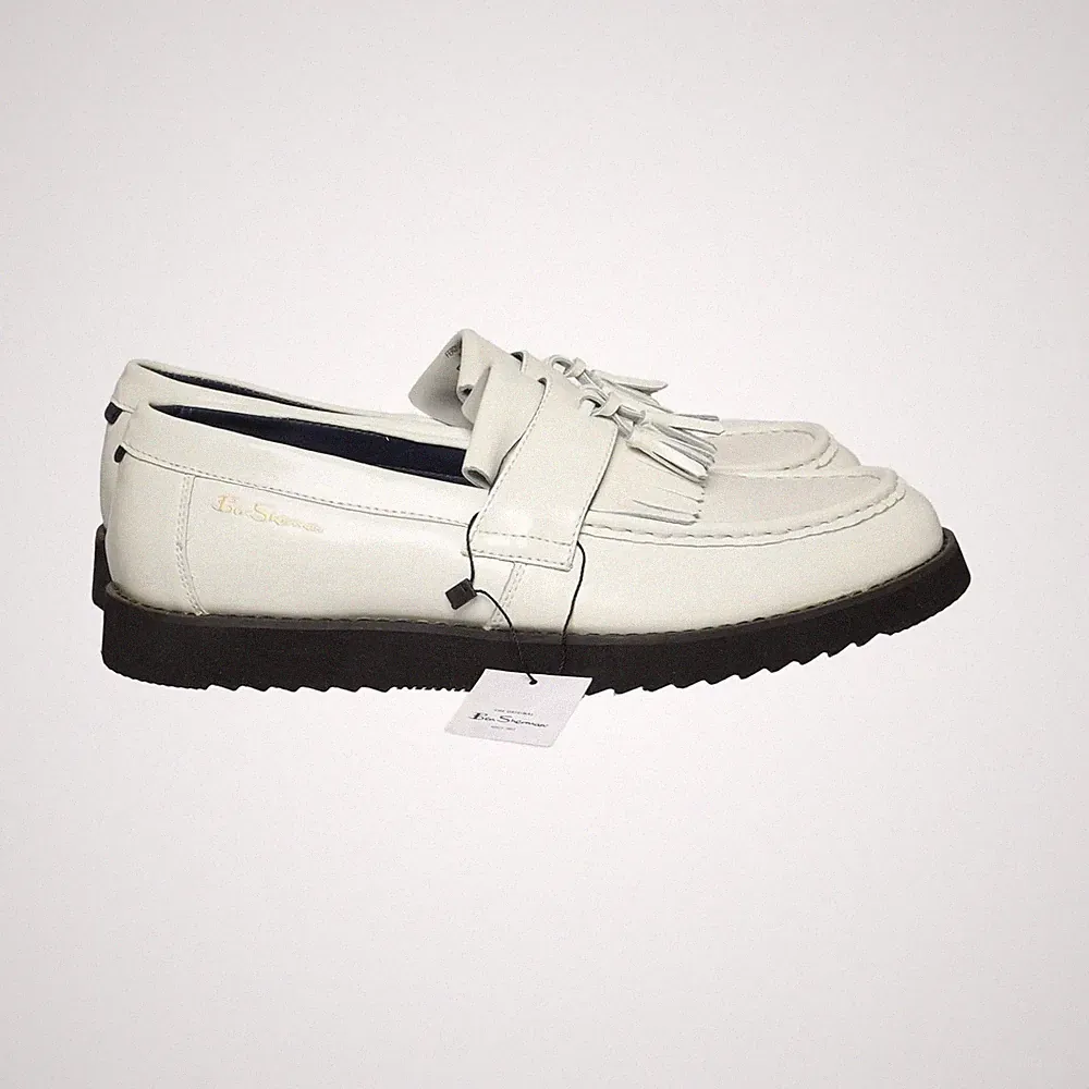 Ben Sherman, Loafers, Größe: 43 1/2, Ferdy Loafer, Weiß, Herren #RK8