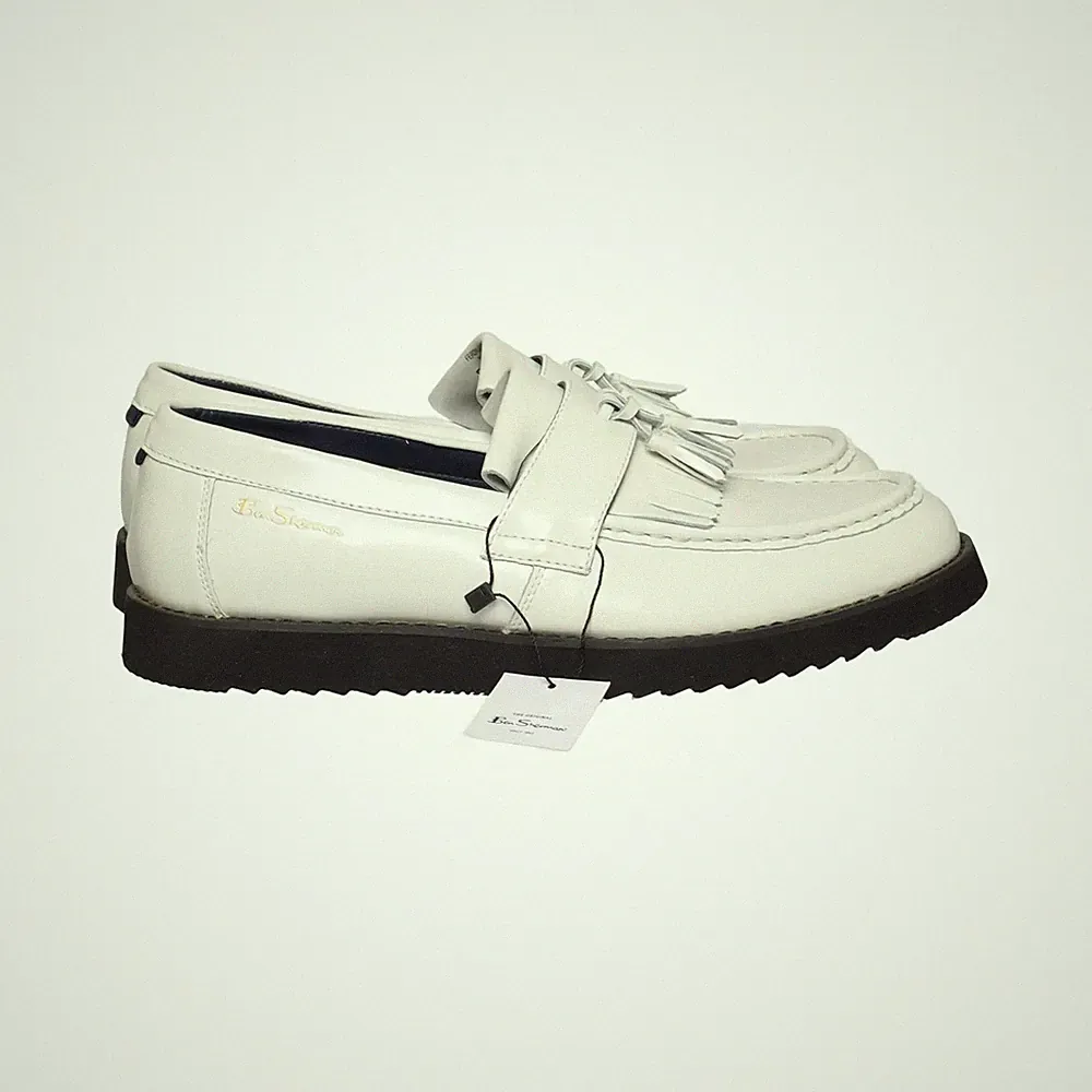 Ben Sherman, Loafers, Größe: 43 1/2, model: ferdy loafer, Weiß, Herren #fGT