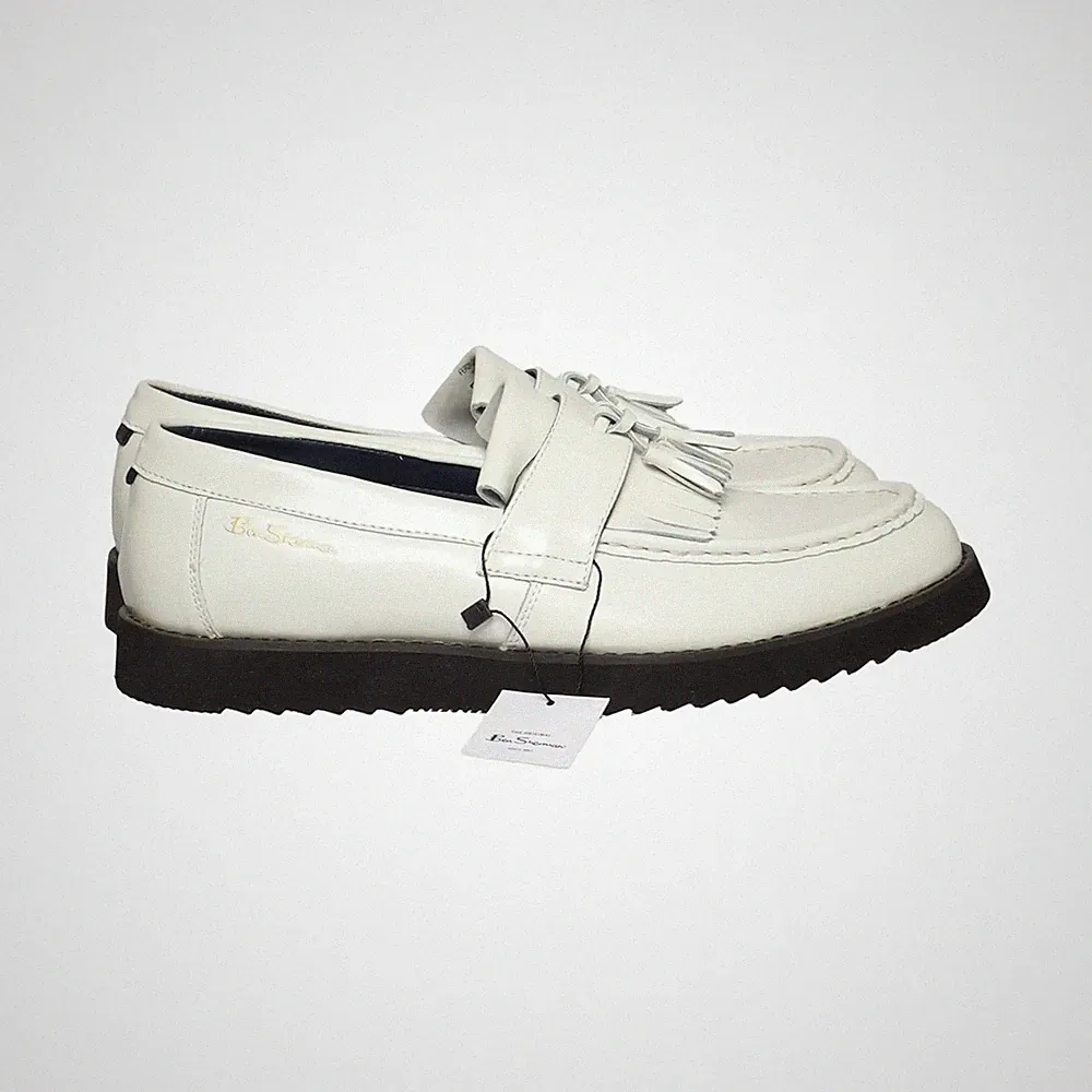 Ben Sherman, Loafers, Größe: 43 1/2, model: ferdy loafer, Weiß, Herren #fGT