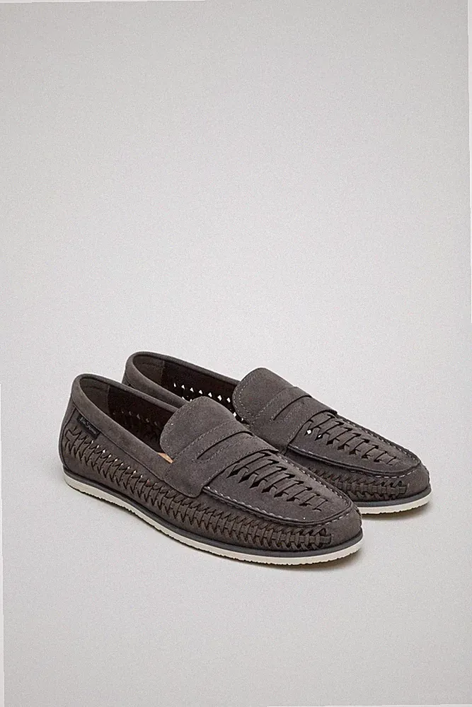 Ben Sherman Miami Herren Halbschuhe Grau