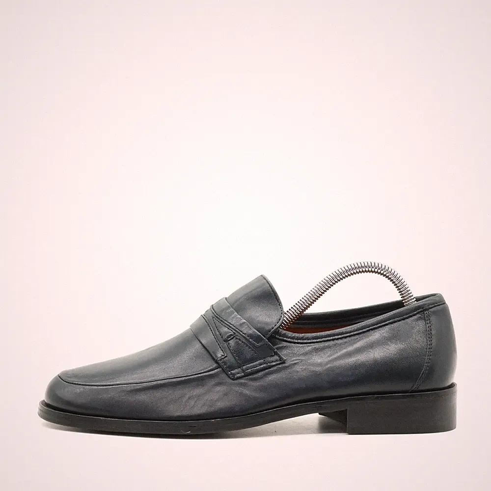 Bentley Herren Halbschuhe EU 42 Penny Loafer Schwarz Classics
