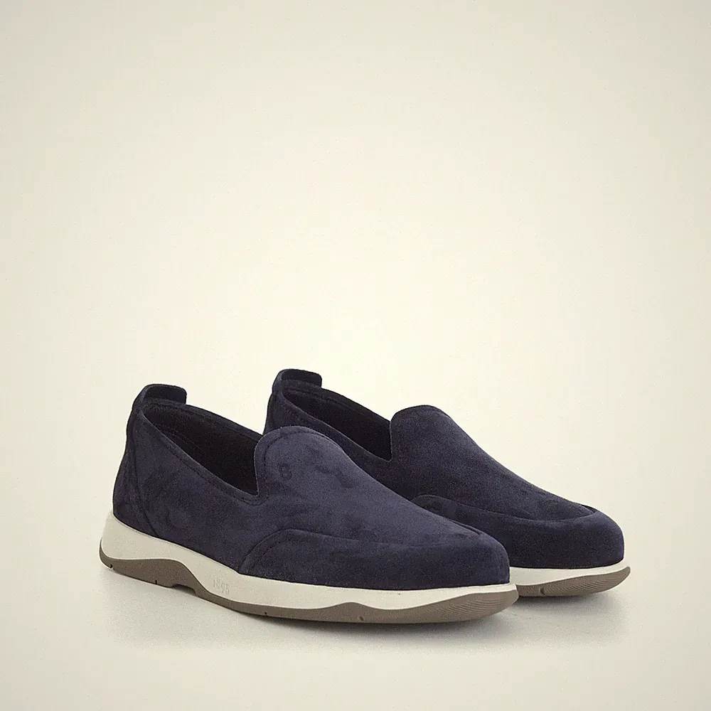 BERLUTI 1140 $ Echappee Wildleder-Loafer aus Kalbsleder