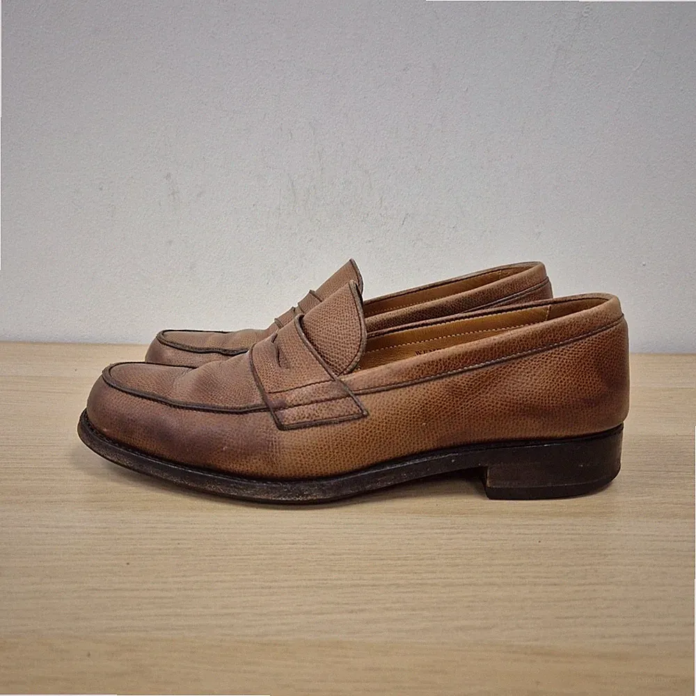 Bexley Wembley Mokassin Braun Penny Loafer Slipper Elegant Schuhe UK 9 EU 43,5
