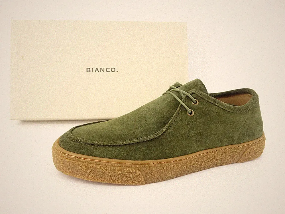 Bianco BIACHAD LOAFER Schuhe Herren Sportlicher Schnürer Halbschuhe Olive Gr. 42
