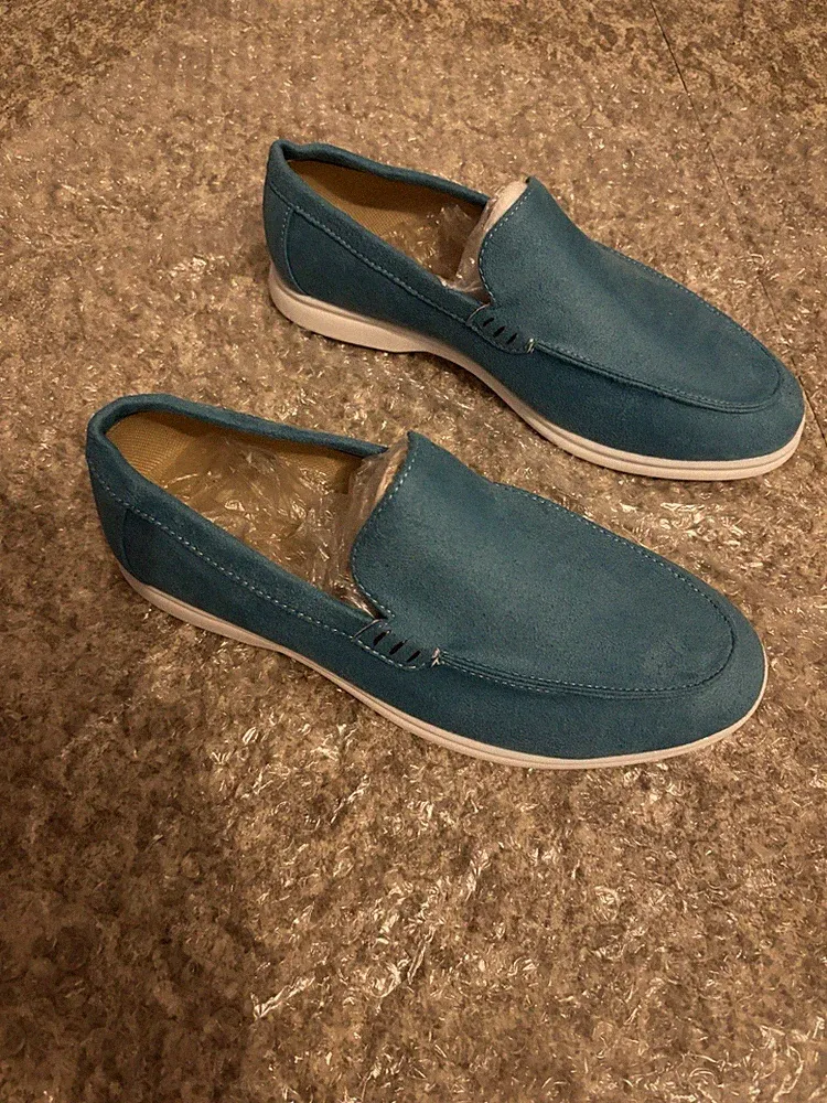 Blaue Loafer Slipper 38 Neu Schuhe