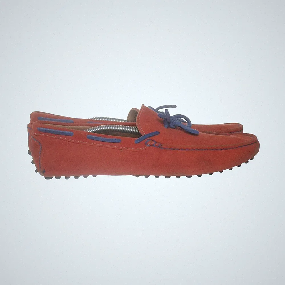 Bobbies, Loafers, Größe: 43, Orange/Blau, Herren #ByR