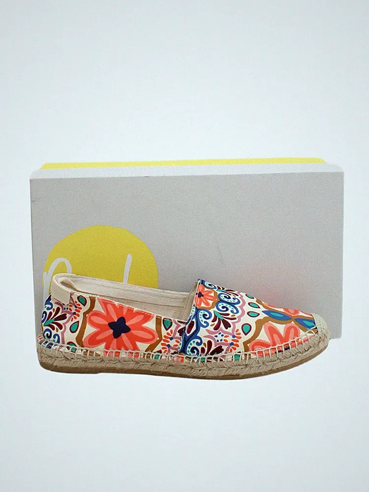 Boden flache Damenschuhe UK 6 mehrfarbig geblümt 100 % andere Halbschuhe
