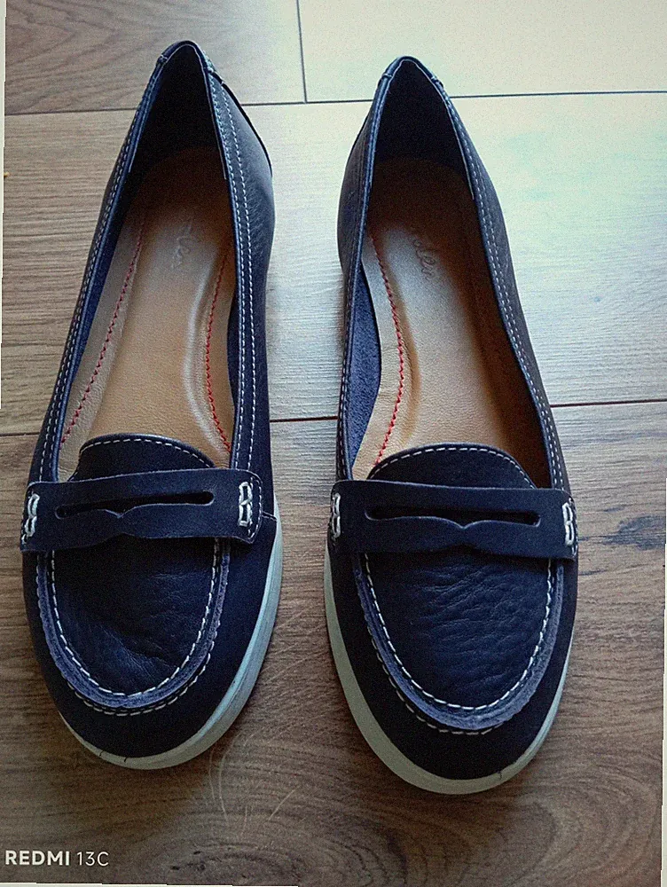Boden Navy Loafers Damen Größe 39