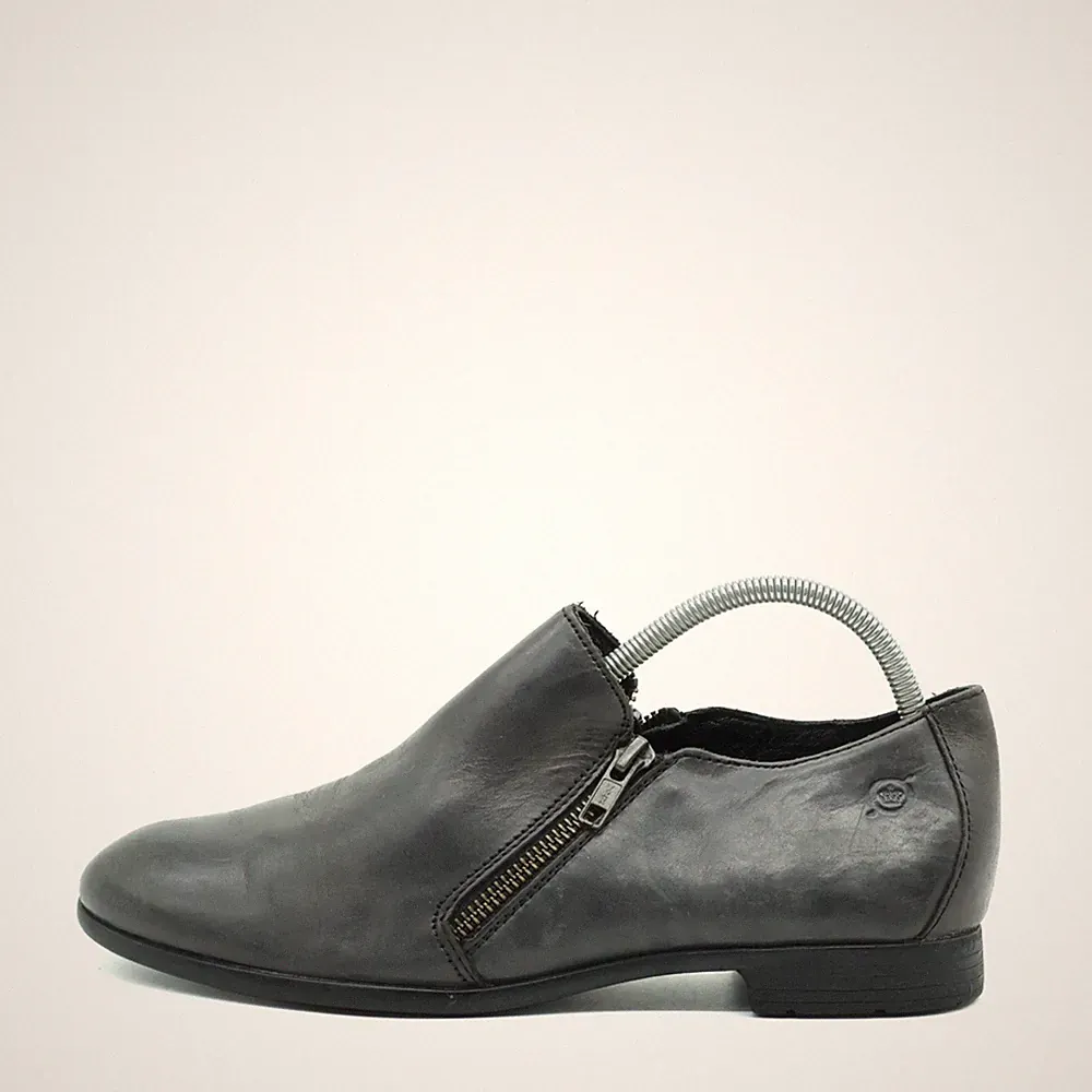 Born Damen D74009 halbschuhe grau leder niedrig Komfort loafer EU 39