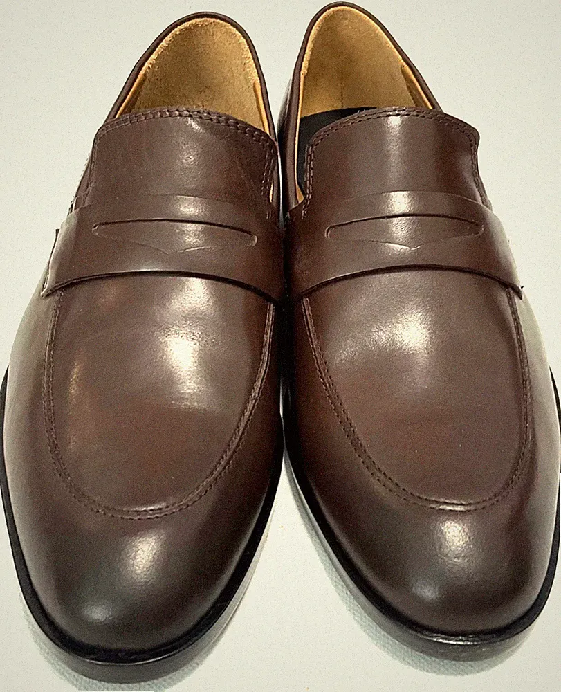 Boss Herren Schuhe, BOSS Herren Modern Loafer Pepl O... N, Dark Brown, Große :40.5
