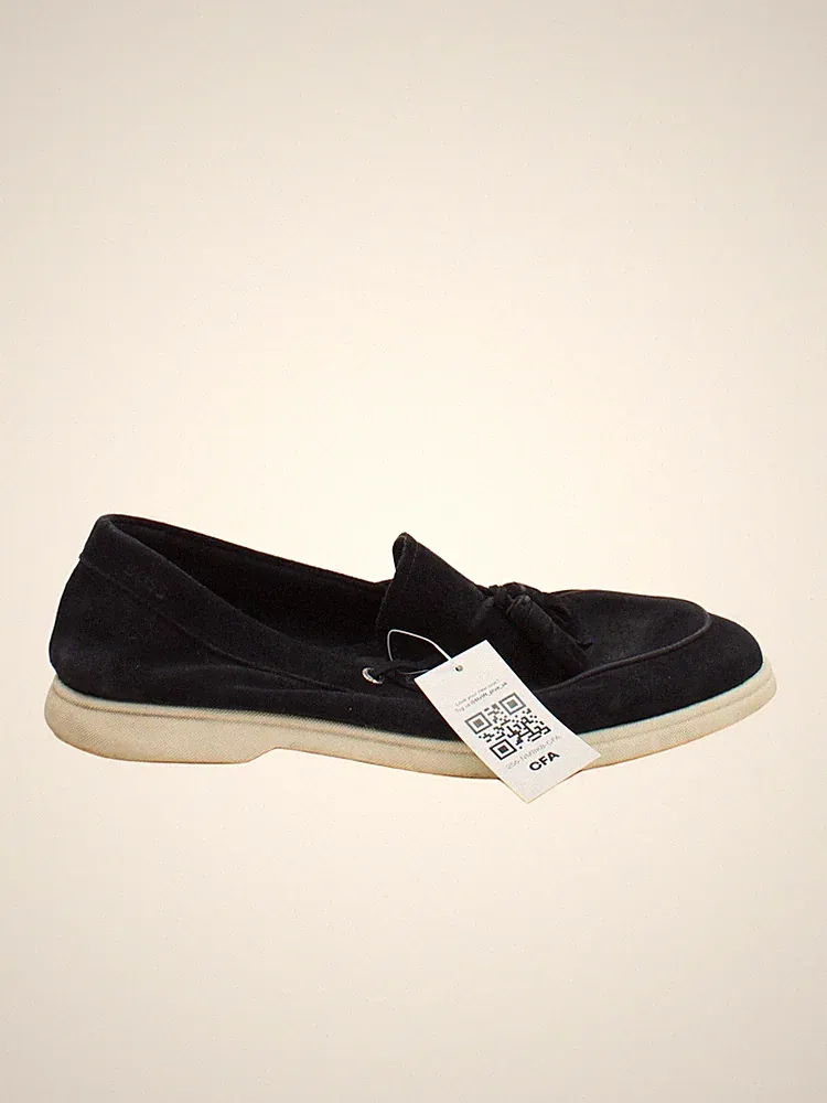 Boss Herrenschuhe UK 9 Blau 100% Wildleder Halbschuh