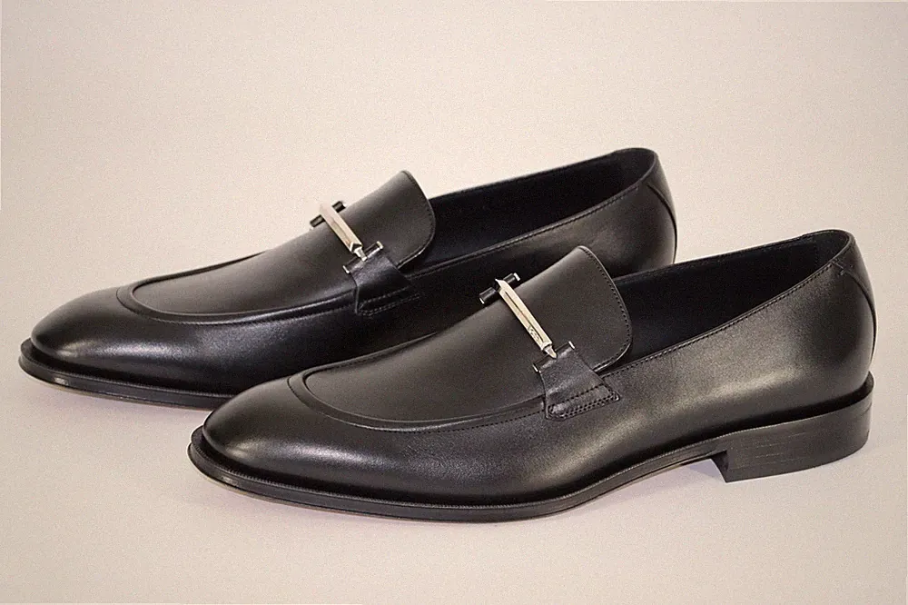 BOSS Loafers, Mod. Derrek_Loaf_buvphw, Gr. 44, UK 10, Made in Italy, Black