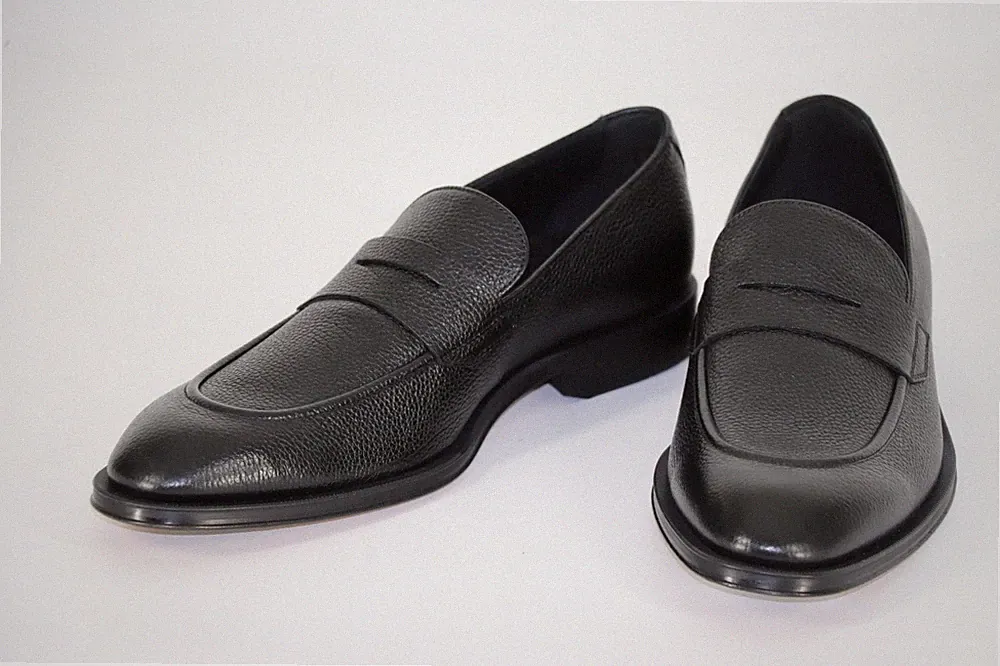 BOSS Loafers, Mod. Derrek_Loaf_grvppe, Gr. 42, UK 8, Made in Italy, Black