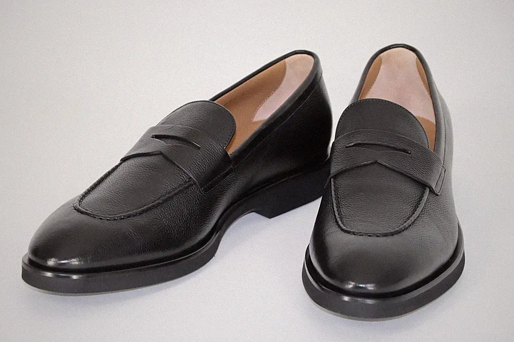 BOSS Loafers, Mod. Jerrard_Loaf_grpe, Gr. 43 / UK 9, Made in Italy, Black