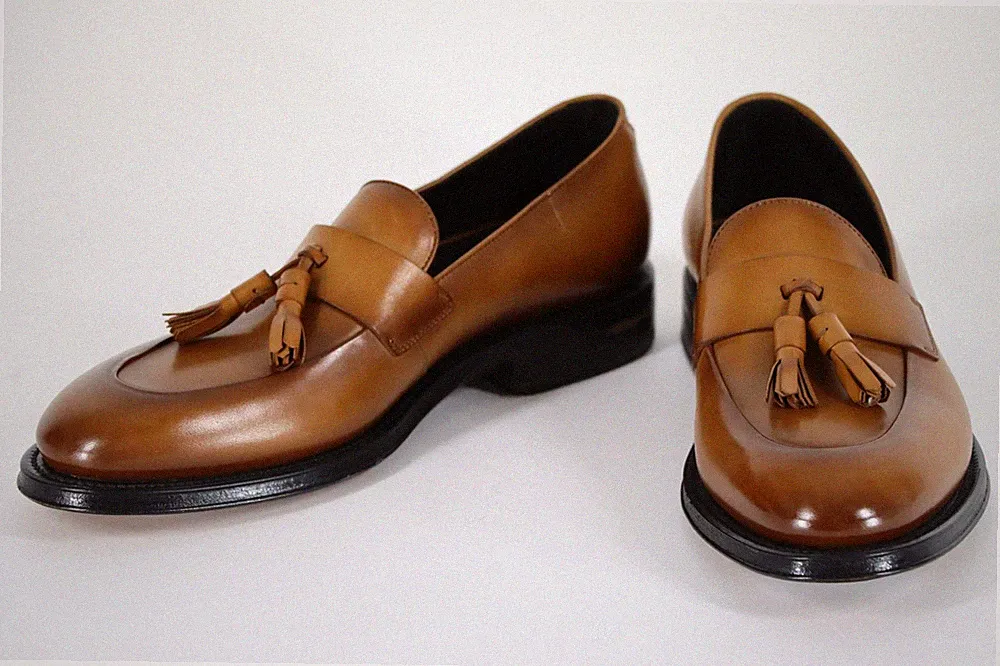 BOSS Loafers, Mod. Terry_Loaf_bu, Gr. 42 / UK 8, Made in Italy, Medium Brown