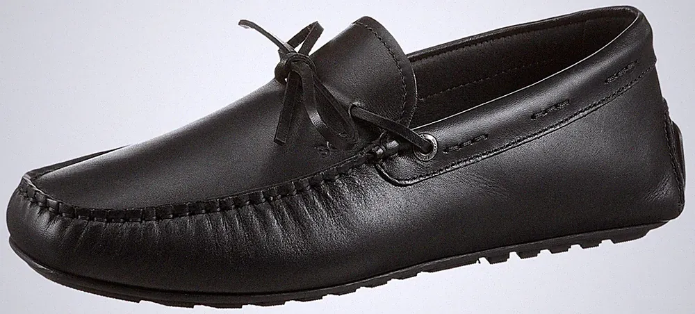 BOSS Noel_Mocc Mokassin Slipper, Loafer, Flat, Schlupfschuh, Gr.40,Leder