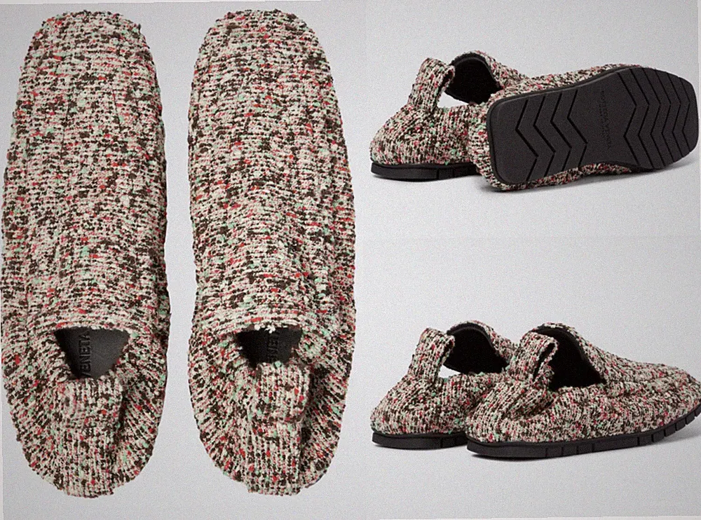 BOTTEGA VENETA Plank Bouclé Tweed Loafers Mokassin Slippers Sneakers Schuhe 43