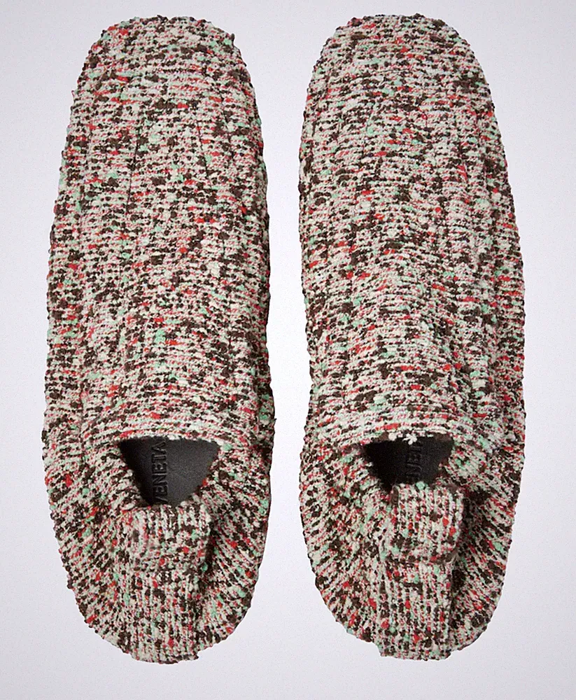 BOTTEGA VENETA Plank Bouclé Tweed Loafers Mokassin Slippers Sneakers Schuhe 44