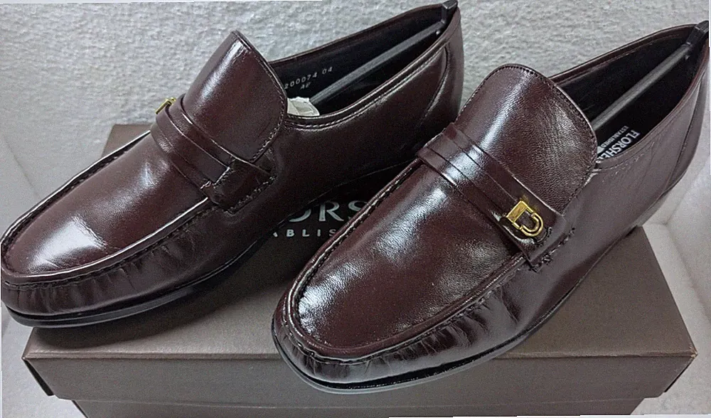 Brand New W/ Box Men's Size 9 Florsheim, Milano Loafer 11070-05 Burgundy LEATHER