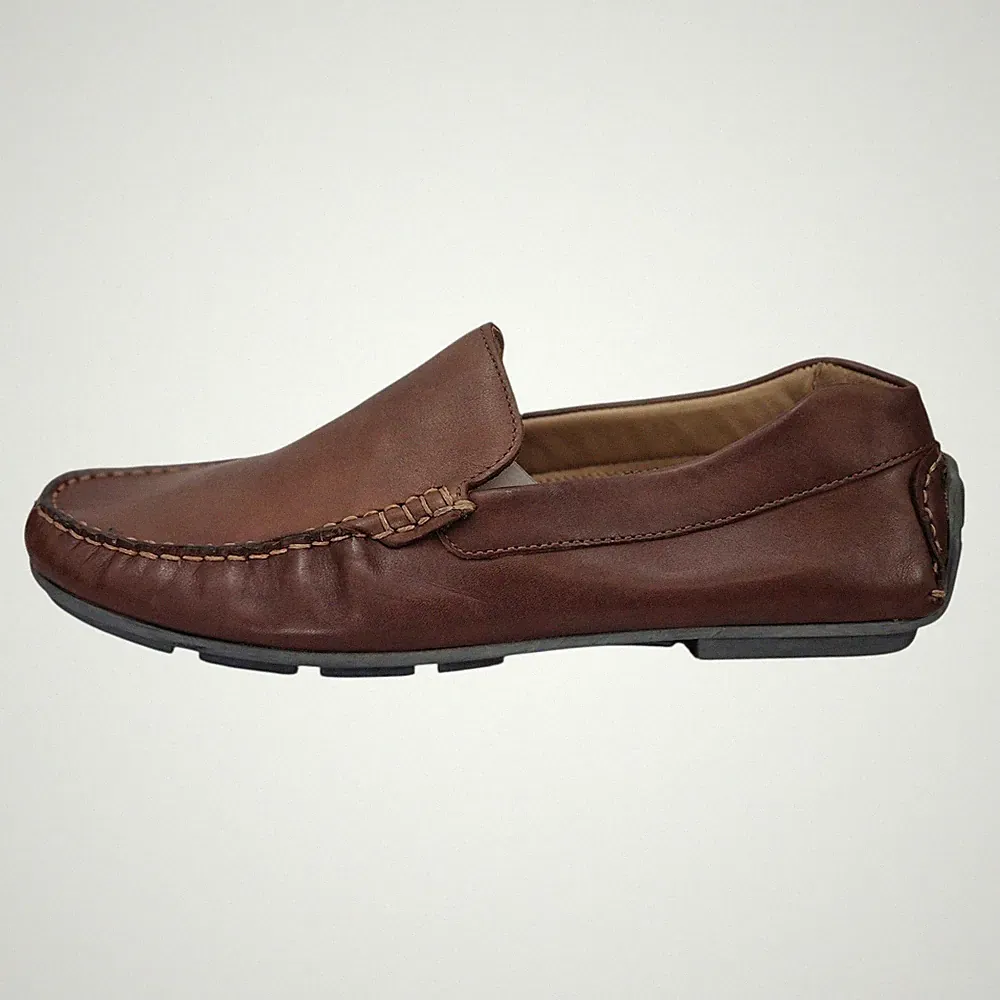 Braune Damen-Halbschuhe aus Leder von M&S UVP 49,50 £ UK-Größe 8