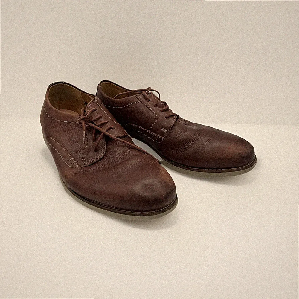 Braxton Men’s Brown Leather Oxford Shoes