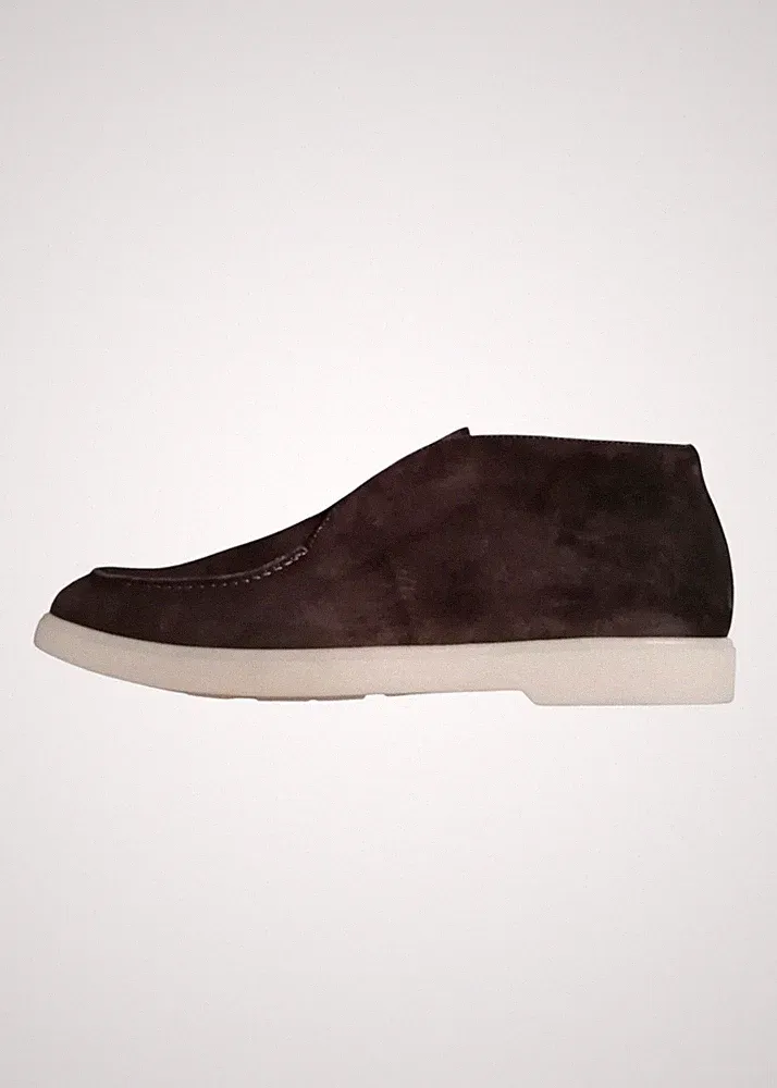 Brecos - High Wildleder Halbschuhe dunkelbraun