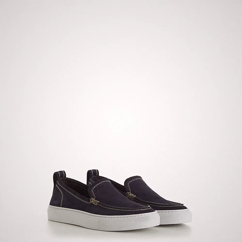 BRIONI 650$ Slipper Loafer Sneaker - weiches Wildleder, Gummisohle