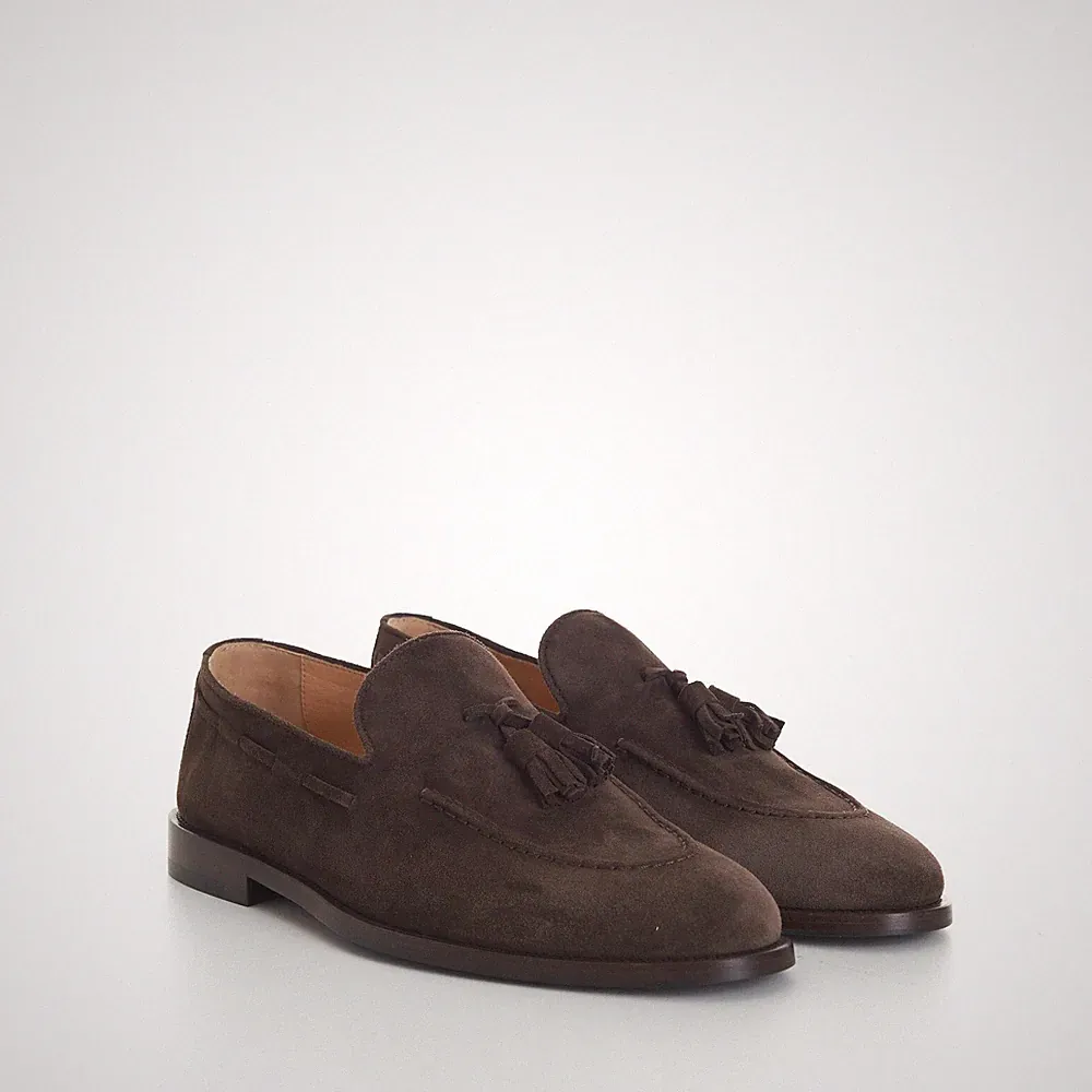 BRUNELLO CUCINELLI 1100$ Wildleder Halbschuhe mit Quasten