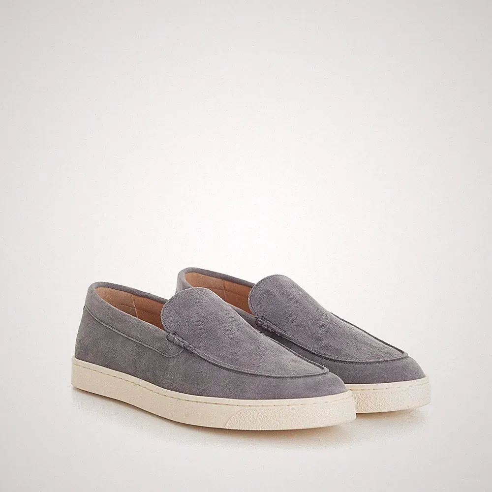 BRUNELLO CUCINELLI 990$ Wildleder-Halbschuhe in Chevron-Optik Sneakers