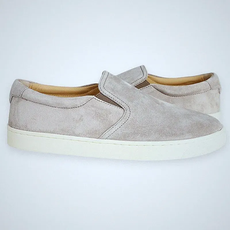 Brunello Cucinelli Herren Wildleder Halbschuhe (neutral) C6761 135856050 [U]