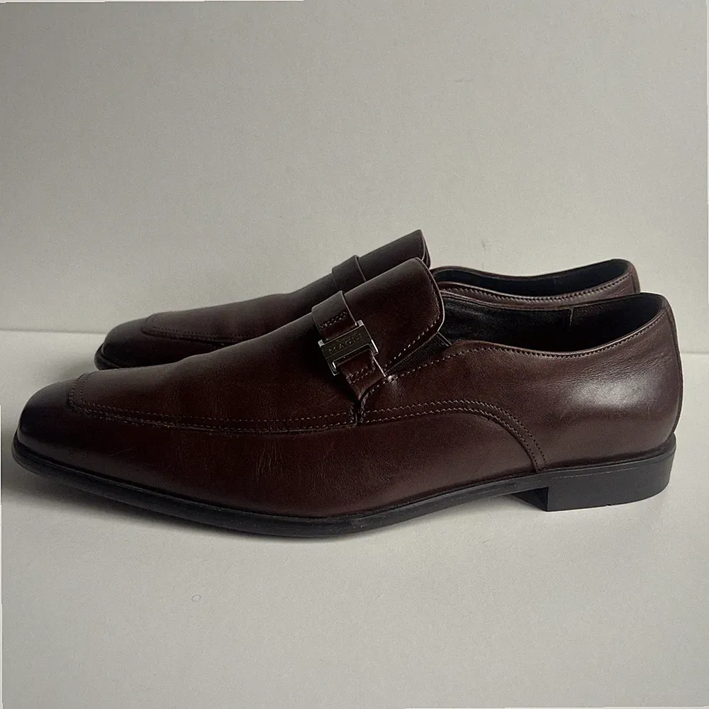 BRUNO MAGLI Herren Penny Loafer Schuhe Größe UK8,5 EU42,5