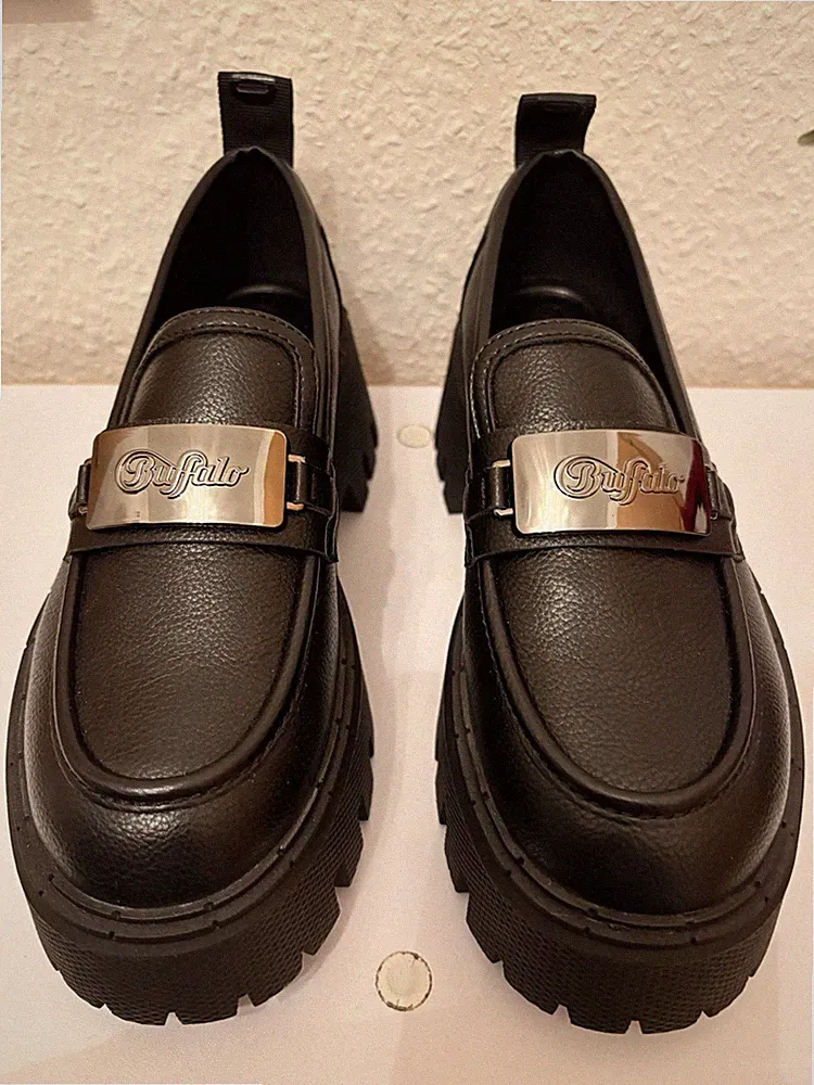 Buffalo Aspha Loafer. Plateau-Halbschuh. Neu. Größe 38