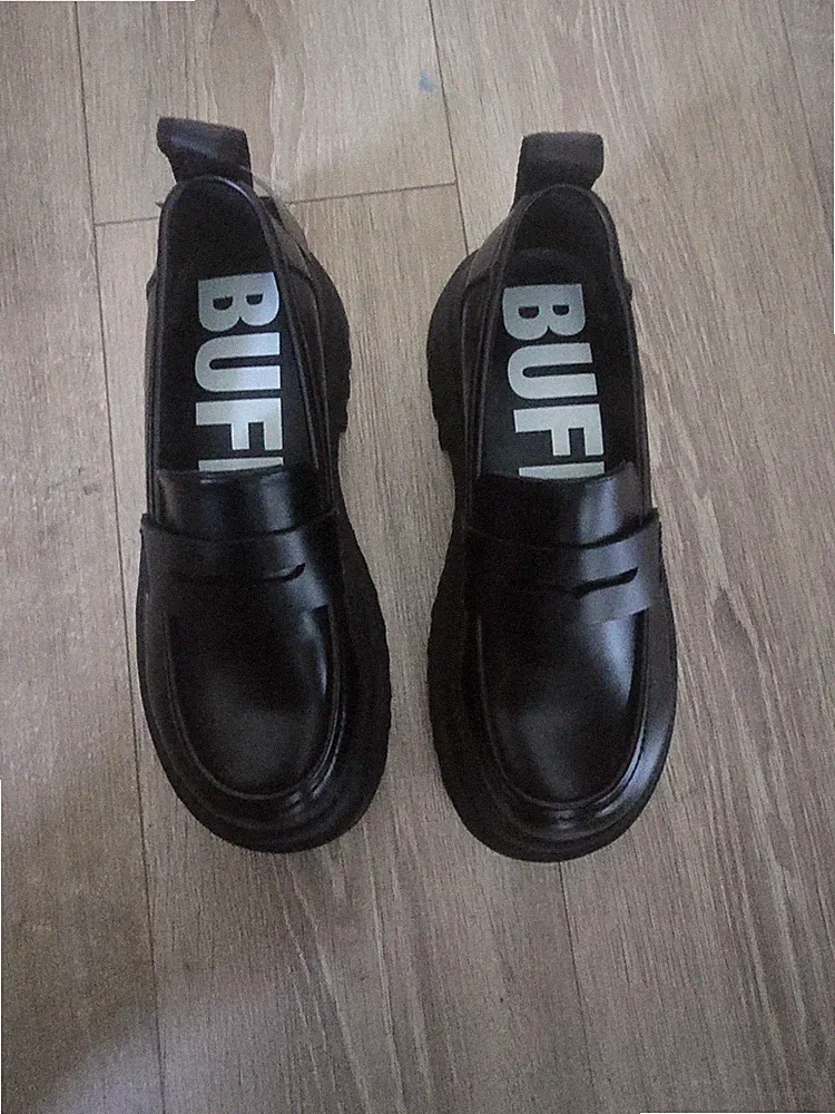 Buffalo Loafer Damen Schuhe neu gr 39 schwarz
