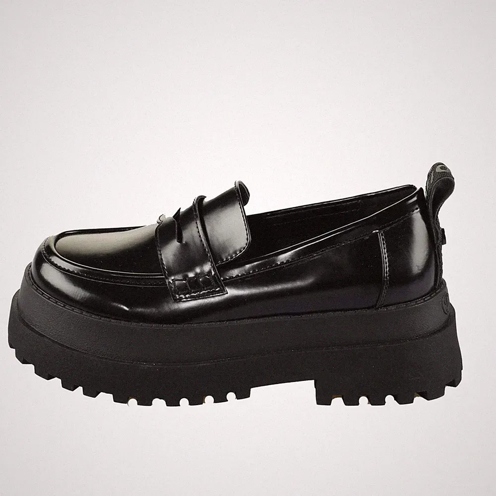 Buffalo Pluto Loafer - Schwarz PU (Polyurethan)