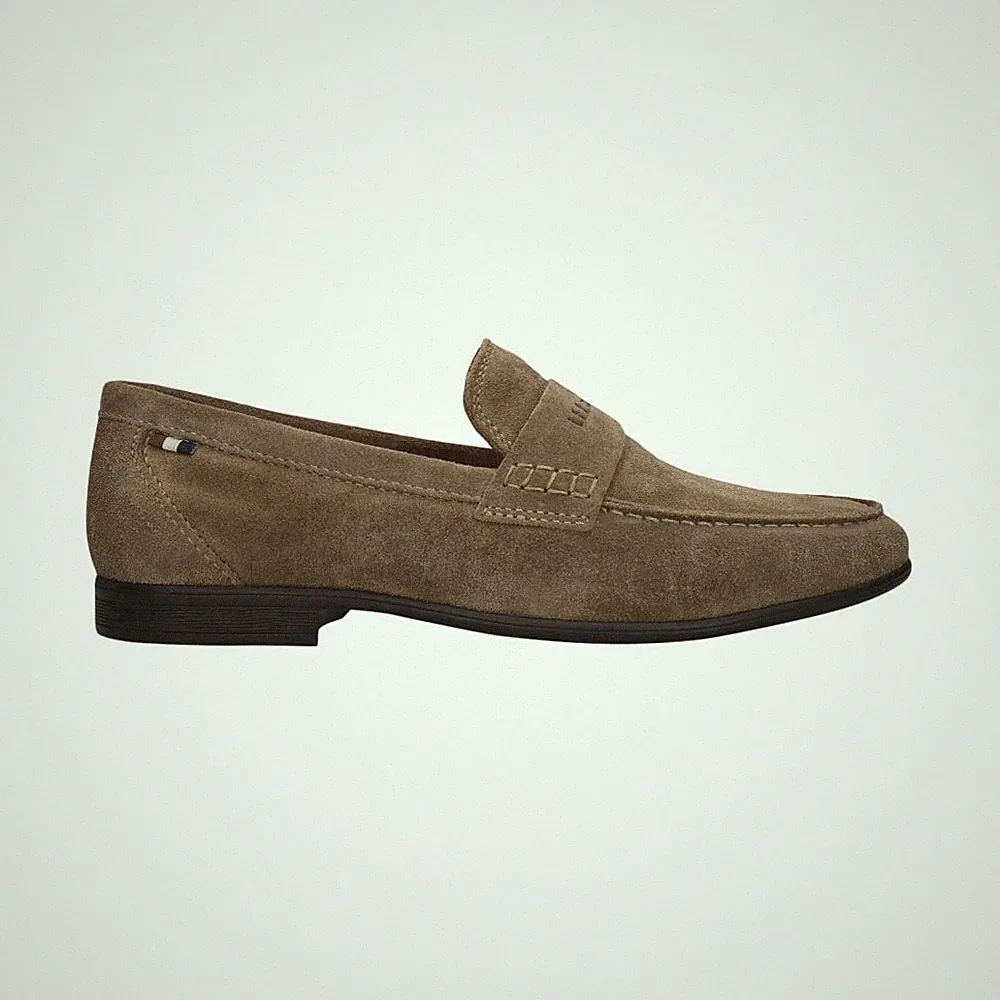 Bugatti 311-AW660-1400 | Taupe Wildleder | Herren Gummisohle leichte Halbschuhe