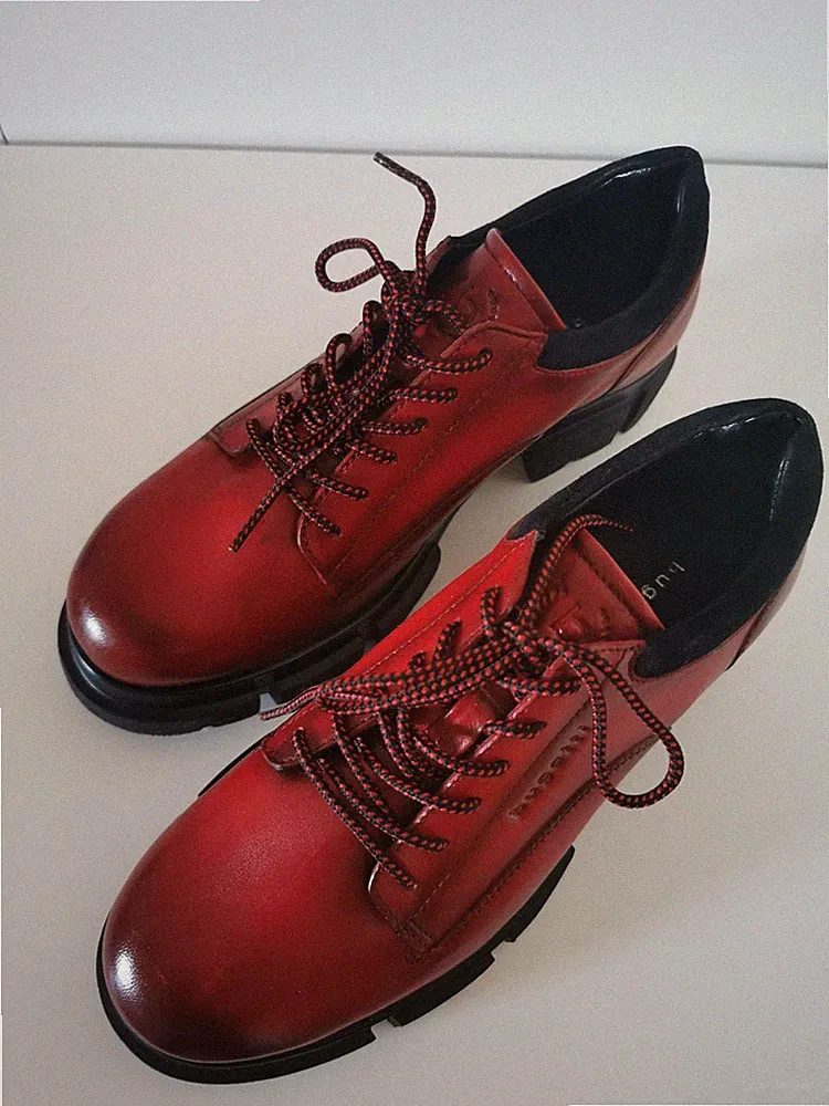 Bugatti Halbschuhe Schnürer Sneaker Rot Schwarz Gr. 37 Loafer NEU