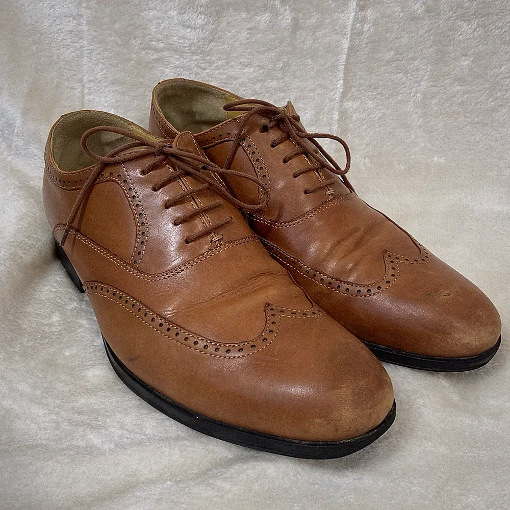 Bugatti Herren Schuhe Größe 9,5 44 Oxford-Schuhe Halbschuh Flügelspitze formell Business Anlass
