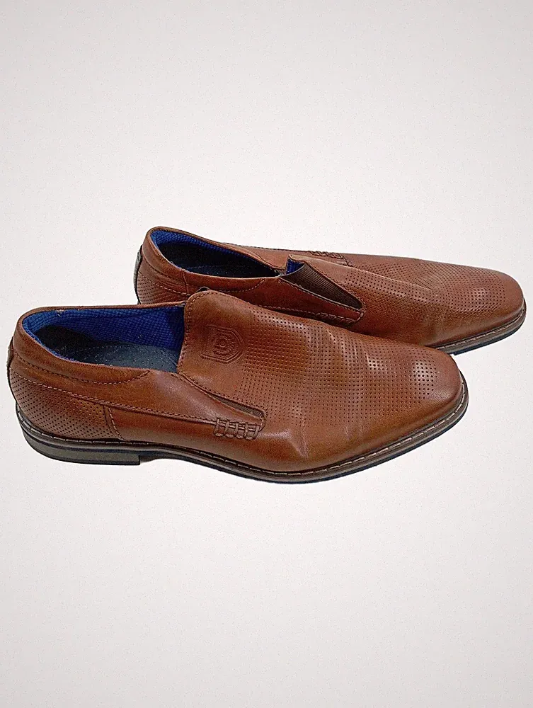 bugatti Loafer Slipper Herren Leder Braun Gr. 44 Komfort Grösse 44