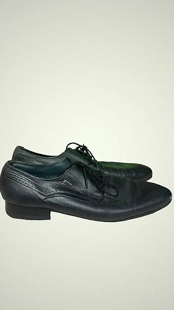 Buggati Herren Schnürschuhe Schwarz Leder 43 EU