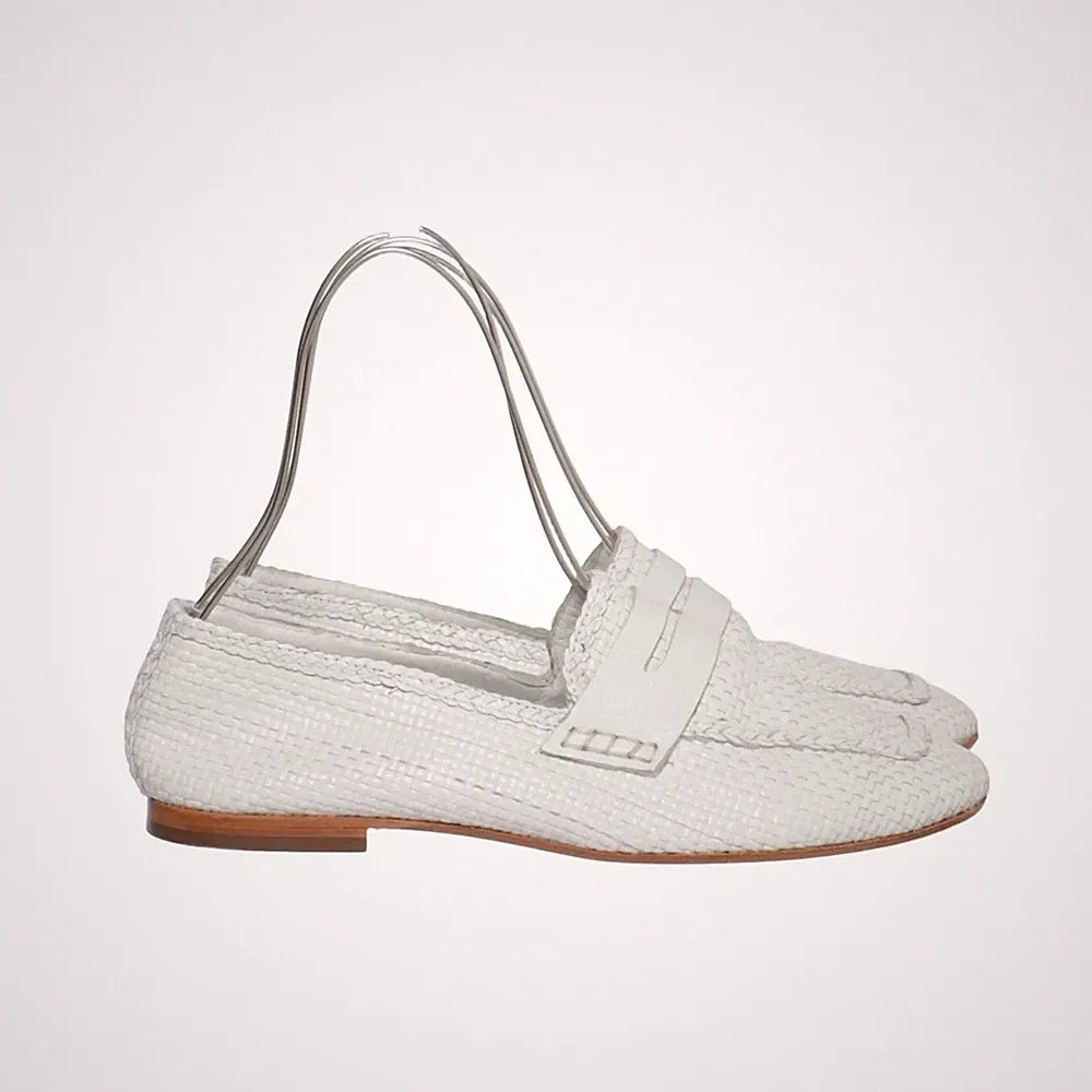CafèNoir, Loafers, Größe: 40, Leder, Weiß, Herren #AlD