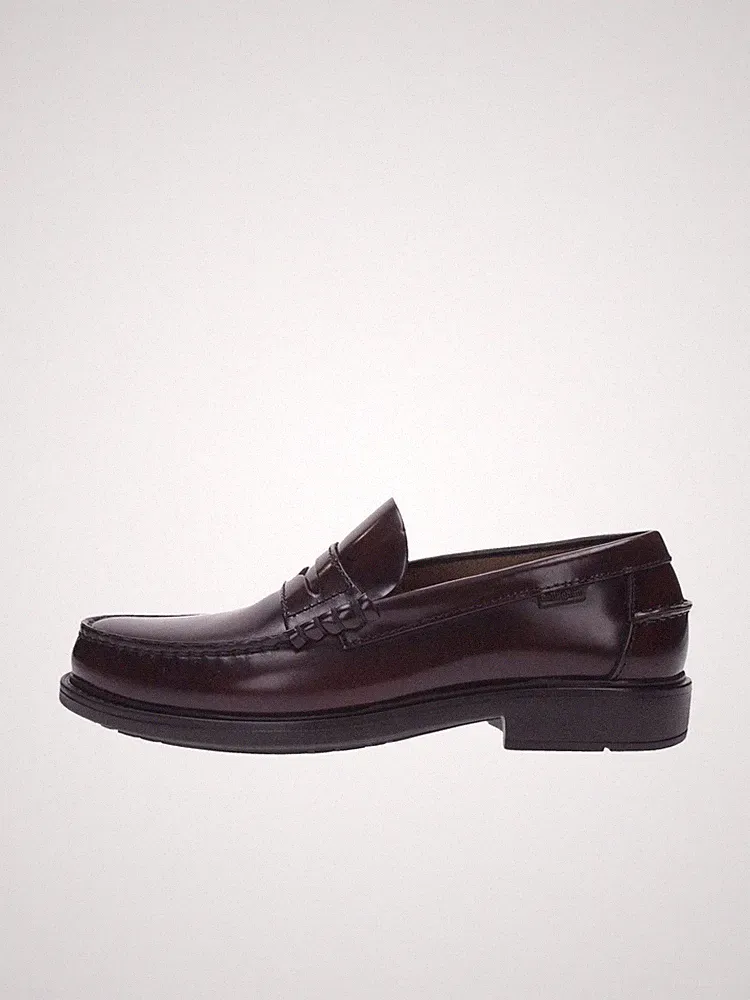 Callaghan Herren Leder Halbschuh Bordeaux 90000