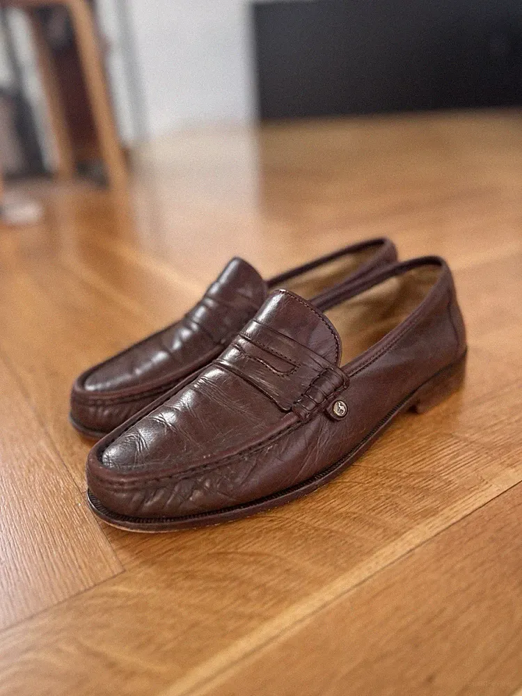 CAMEL BOOTS Herren Slipper Loafer Halbschuh Freizeitschuh Gr 42 EU