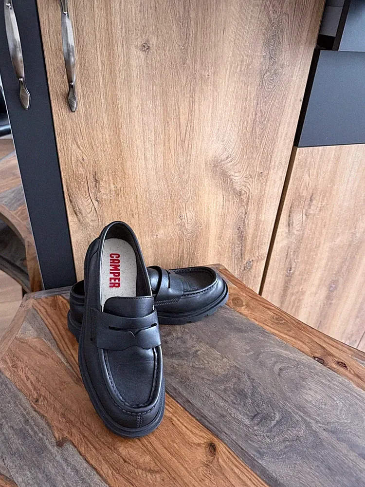💥 CAMPER Junction Loafer Halbschuh Leder NP 200 € OrthoLite® Recycled™ Gr. 37