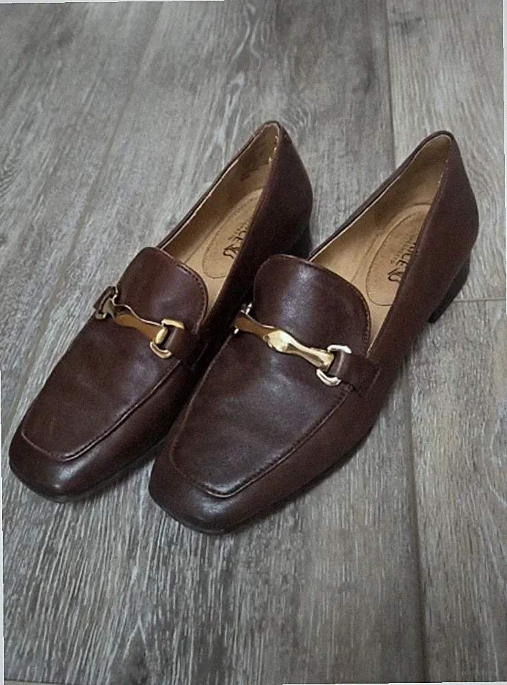 Caprice Loafer Leder 37 dunkelbraun TOP