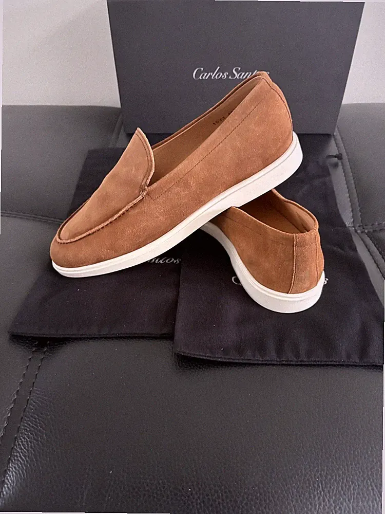 Carlos Santos loafers schuhe scarpe Gr. 41.5 UK 7.5 Neu m. Karton €320
