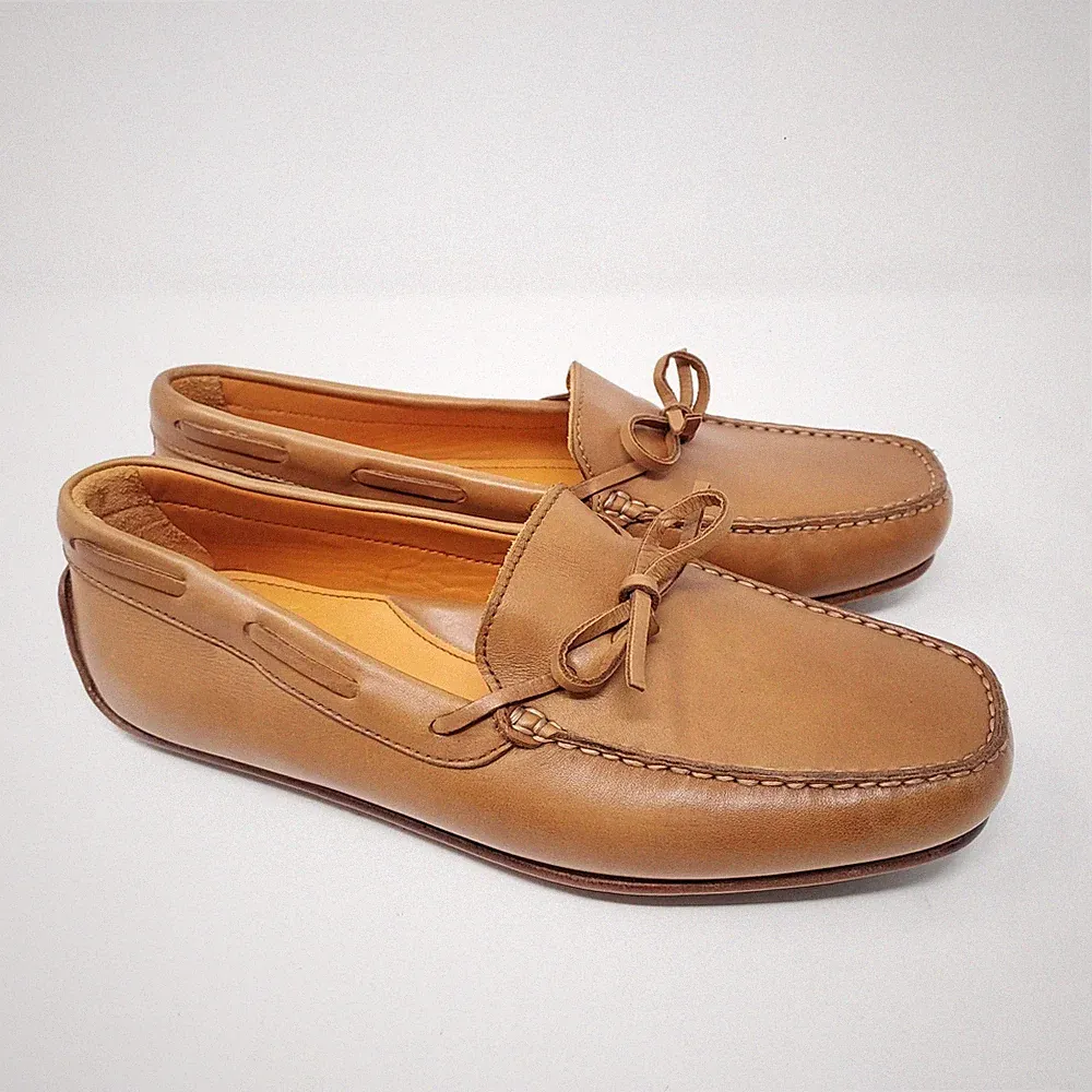 Carmina 1903 Driving Loafers/Mokassins Tan Funchal/Braun (EU 37,5 UK 4,5 USL 7)